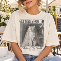 Personalized Getting Meowied Shirt – Custom Future Mrs Last Name & Year