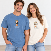 Comfort Colors O-Fish-Ially Married & O-Fish-Iant Shirts, Funny Fishing Wedding Tees for Bride, Groom and Officiant