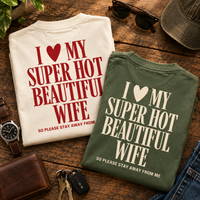 I Love My Hot Girlfriend Comfort Colors Shirt – Funny Boyfriend Couple Gift