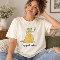 Funny Frog Engagement Shirt, Matching Couples Tee, Renaissance Medieval Humor, Engagement Announcement Gift