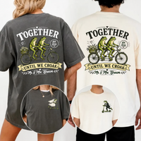 Personalized Frog Bride & Groom Shirts, Funny Newlywed Honeymoon Tees, Matching Couple Gift