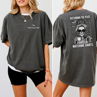 Matching Skeleton Couple Halloween Shirts – Funny Couple Costume Tees