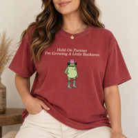 Funny Pregnancy Announcement Shirt, Western Frog Pregnancy Reveal Tee, First Time Mom Gift