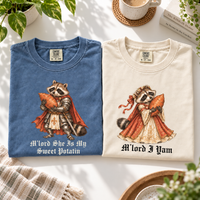 Sweet Potatin & I Yam Raccoon Couple Shirts – Funny Couple Gift