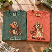 Sweet Potatin & I Yam Raccoon Couple Shirts – Funny Couple Gift