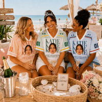 Personalized Bachelorette Party Jersey Shirt With Name, Number - Gift for Bride, Bridesmaid, Bachelorette Trip, Bridal Shower Gift