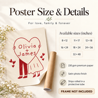 Personalized Wedding Song Lyrics Poster, Custom First Dance Print, Unframed Wedding Vow Photo Keepsake, Anniversary Gift for Couple