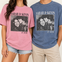 Personalized Couple Photo Shirt - Custom Shirt, Vintage Picture Tee, Wedding Anniversary Gift
