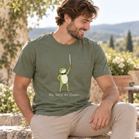 Matching Frog Couple Shirts for Wedding, We Wed At Dawn Bride Groom Tee, Funny Newlywed Honeymoon Couple Gift