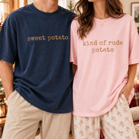 Sweet Potato & Kind Of Rude Potato Couple Shirts – Thanksgiving Gift