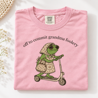 Funny Frog Grandma Grandpa Shirts, Pregnancy Announcement Gift, Promoted to Grandparents Matching Tees
