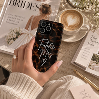 Future Mr & Mrs Tortoiseshell Tough & MagSafe Phone Case – Bride Groom Gift