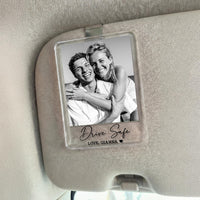 Personalized Couple Photo Car Visor Clip, Custom Drive Safe Keepsake image 7