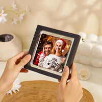Custom Photo & Song Fridge Magnet, Personalized Couple Music Keepsake, Newlywed Keepsake, Anniversary Gift