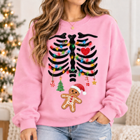 Christmas Pregnancy Skeleton Baby Sweatshirt & Hoodie – Reveal Gift For Mom To Be