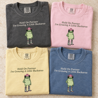 Funny Pregnancy Announcement Shirt, Western Frog Pregnancy Reveal Tee, First Time Mom Gift