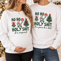 Christmas Pregnancy Announcement Sweatshirt & Hoodie – Mom & Dad To Be Gift
