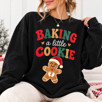 Baking A Little Cookie Sweatshirt & Hoodie – Christmas Pregnancy Gift