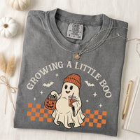 Growing a Little Boo Pregnancy Comfort Colors Tee