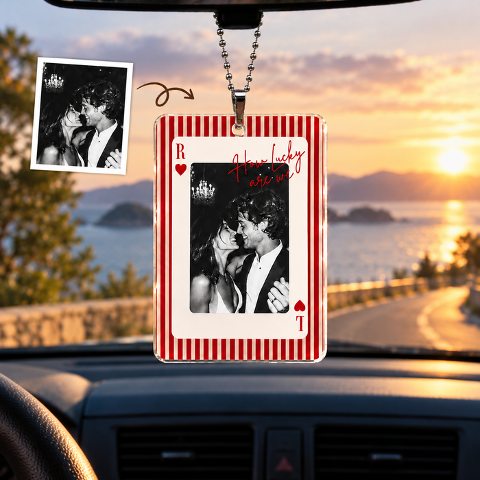 Personalized Couple Photo Playing Card Keepsake – Anniversary Gift
