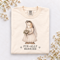 FIN-ALLY MARRIED fish wedding couple shirt mockup 5