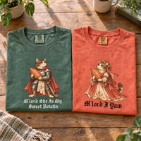 Sweet Potatin & I Yam Cat Couple Shirts – Funny Couple Gift