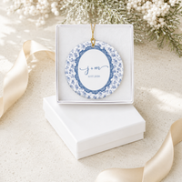 Doodle Personalized Married Ornament Custom Our 1st Christmas Ornament Custom Just Married 2026 Marriage Ornament Keepsake Wedding Gift