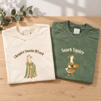 Funny Pregnancy Goose Matching Shirts, Medieval Expecting Mom and Dad Comfort Colors Tees, Pregnancy Gift for Couple
