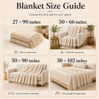 Custom Embroidered Knit Blanket | Personalized Couple Names, Wedding Date Throw