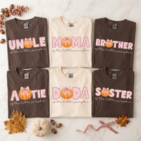 One Little Pumpkin First Birthday Family Matching Shirts, Fall Party Outfits