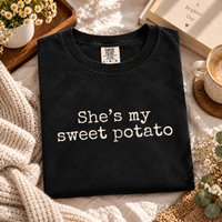 She's My Sweet Potato & I Yam T-Shirt – Thanksgiving Couples Gift