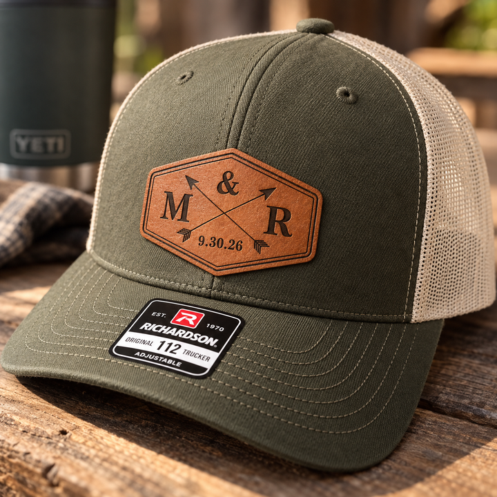 Personalized Groomsmen Trucker Hat - Custom Wedding Trucker Cap, Groom & Ring Bearer Gift