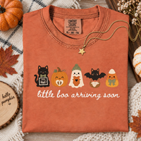 Little Boo Arriving Soon Halloween Shirt – Cute Pregnancy Announcement