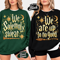 We Solemnly Swear & Up To No Good Couple Shirts – Funny Matching Gift