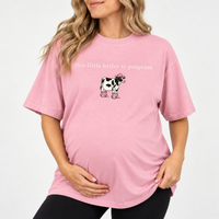 Funny Pregnant Cow Shirt, This Little Heifer Is Pregnant Tee, Country Mom To Be Shirt, Pregnancy Announcement Gift