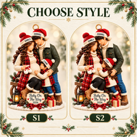 Personalized Baby on the Way Family Ornament – Christmas Pregnancy Reveal