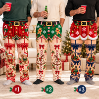 Funny Christmas Pajama Pants – Holiday Gag Gift For Men
