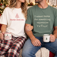I Put The D In Decorations Couple Shirts – Funny Christmas Matching Gift