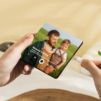 Custom Photo & Song Fridge Magnet, Personalized Couple Music Keepsake, Newlywed Keepsake, Anniversary Gift