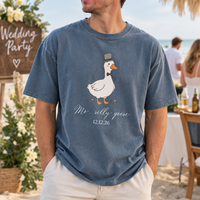 Matching Mr. & Mrs. Silly Goose Shirts – Custom Date Honeymoon Tees
