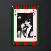 Personalized Couple Photo Playing Card Keepsake – Anniversary Gift