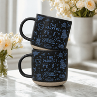 Wedding Gift, Personalized Bridal Ceramic Mug with Names, Date & Location, Married Coffee Cup for Mr and Mrs, Bride and Groom with Pet Mugs