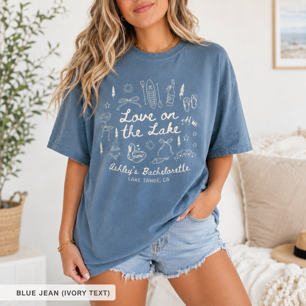 Lake Bachelorette Party Shirts, Love on the Lake, Outdoorsy Bachelorette, Mountain Bridal Party, Camping Bachelorette, Comfort Colors