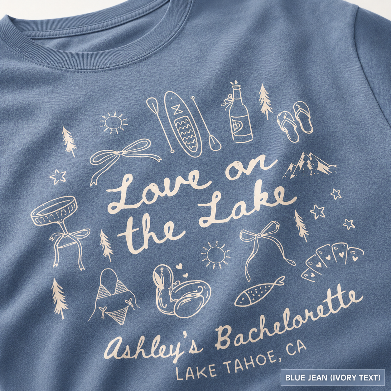 Lake Bachelorette Party Shirts, Love on the Lake, Outdoorsy Bachelorette, Mountain Bridal Party, Camping Bachelorette, Comfort Colors