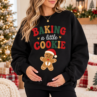 Baking A Little Cookie Sweatshirt & Hoodie – Christmas Pregnancy Gift