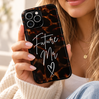 Future Mr & Mrs Tortoiseshell Tough & MagSafe Phone Case – Bride Groom Gift