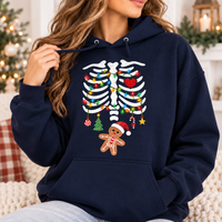 Christmas Pregnancy Skeleton Baby Sweatshirt & Hoodie – Reveal Gift For Mom To Be