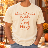 Sweet Potato & Rude Potato Comfort Colors Shirts – Thanksgiving Couple Gift