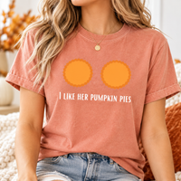 Pumpkin Pies & Drumstick Comfort Colors Shirts – Thanksgiving Couple Gift