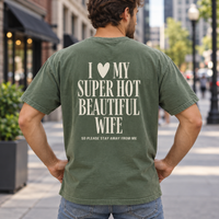 I Love My Hot Girlfriend Comfort Colors Shirt – Funny Boyfriend Couple Gift